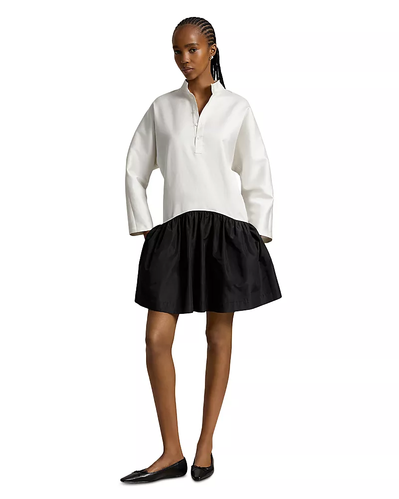 Polo Ralph Lauren Mixed Media Mini Dress