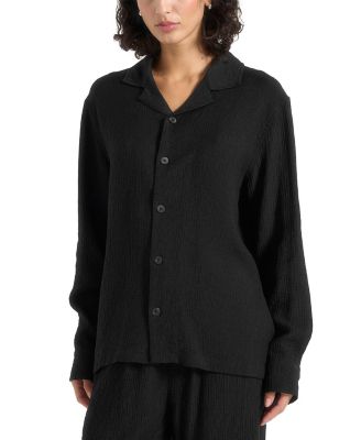 Bailey Unisex Textured Long Sleeve Shirt