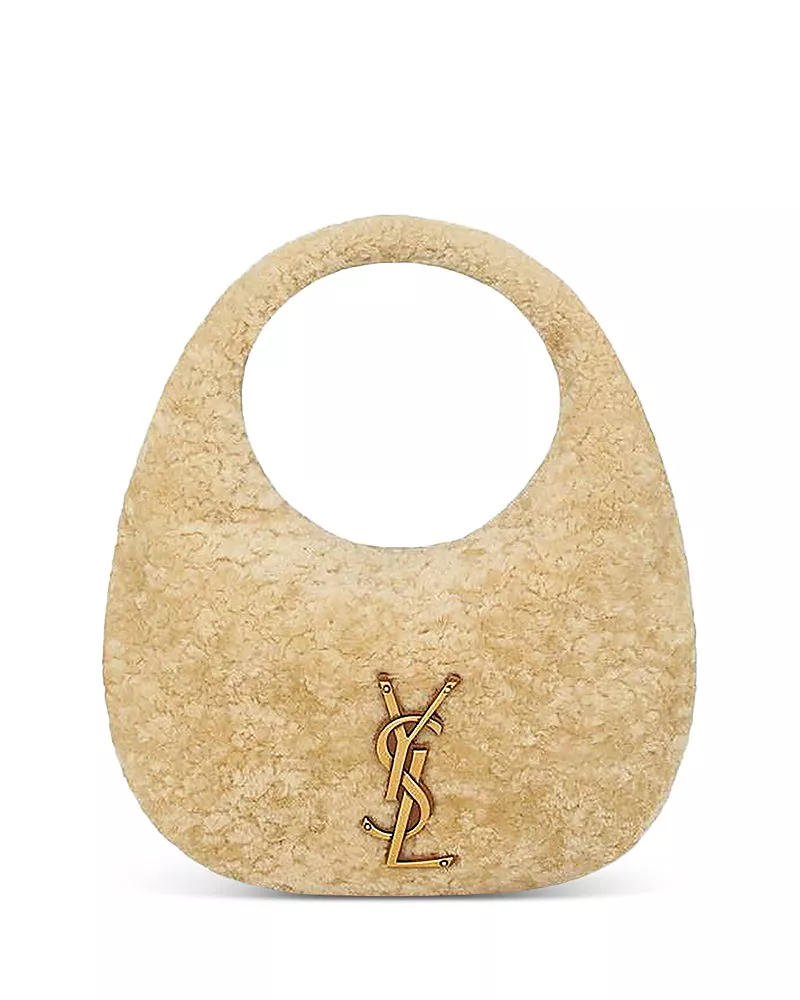 Saint Laurent Icarino Bag in Shearling