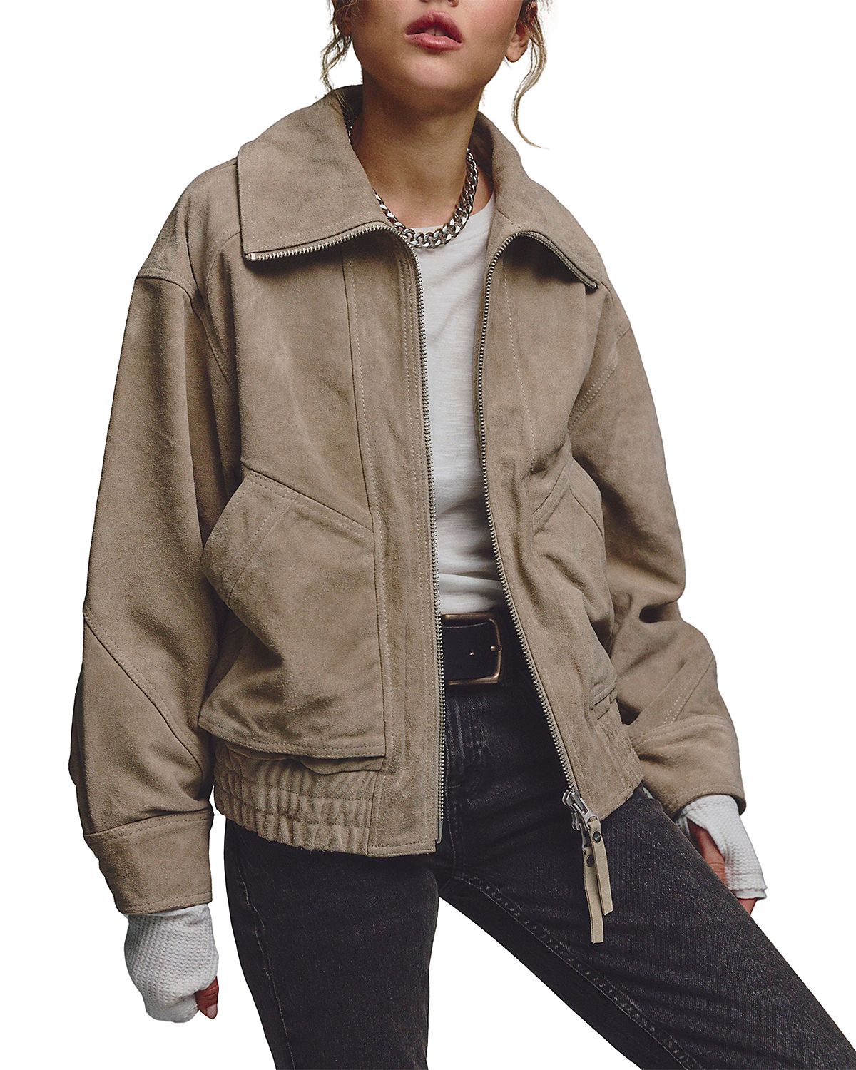 Free People Desert Moon Suede Jacket