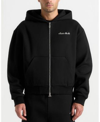 Js002 Unisex Signature Relaxed Fit Zip Hoodie
