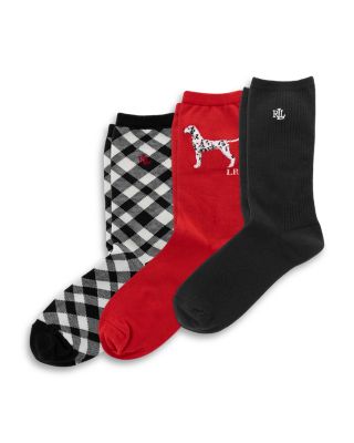 Dalmatian Crew Socks Gift Box, Set of 3