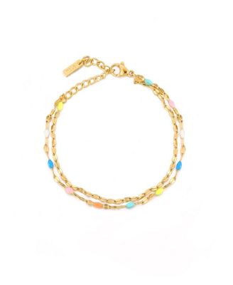  Rainbow Dainty Bracelet