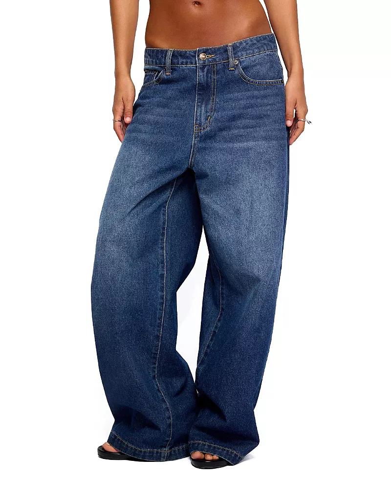 Edikted Nichol Low Rise Baggy Jeans