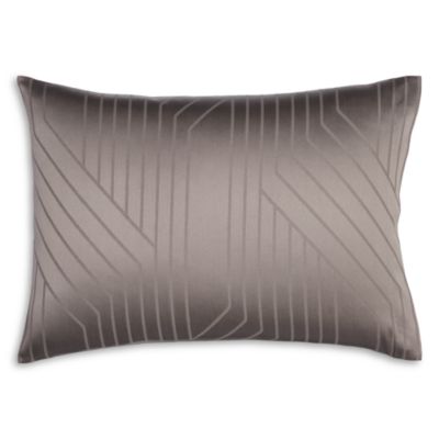 Ennio Beige Long Staple Cotton Knife Edge Boudoir Sham