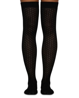 Pointelle Over The Knee Socks