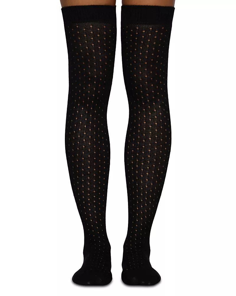 Hue Pointelle Over The Knee Socks