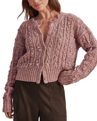 Hartford Cotton Blend Bobble Cardigan