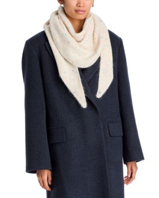 Donegal Knit Triangle Scarf - Exclusive