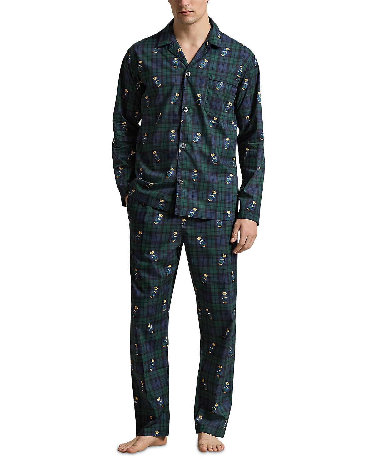 Polo Ralph Lauren Polo Bear Plaid Pajama Set