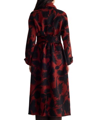 Montana Floral Print Wool Coat - thumbnail 3