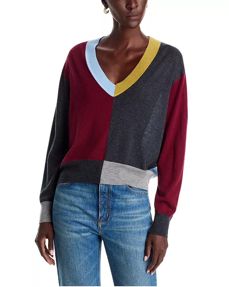 Toccin Sia Wool V Neck Sweater