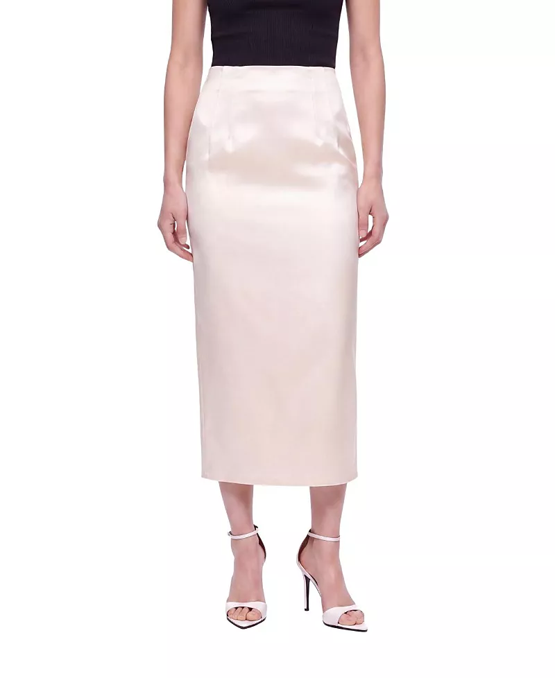 Nocturne Pleat Detail Pencil Skirt