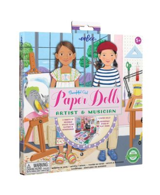  Musician and Paper Doll Reusable Set, Ages 5+