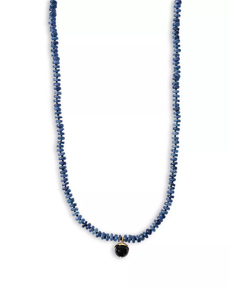 Chan Luu Bell Gemstone Beaded Pendant Necklace, 36
