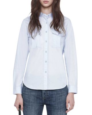 Allsaints Tess Cotton Military Shirt