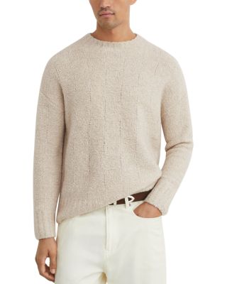 Clarence Wool & Cashmere Boucl&eacute; Crewneck Sweater  