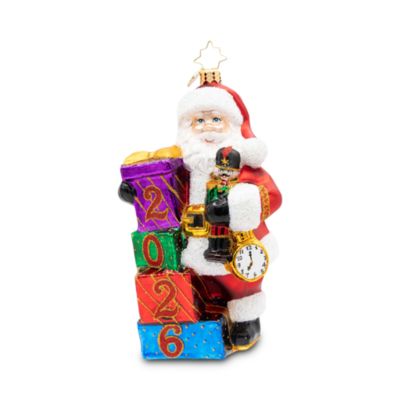 Counting Down to Christmas Cheer 2026 Glass Ornament