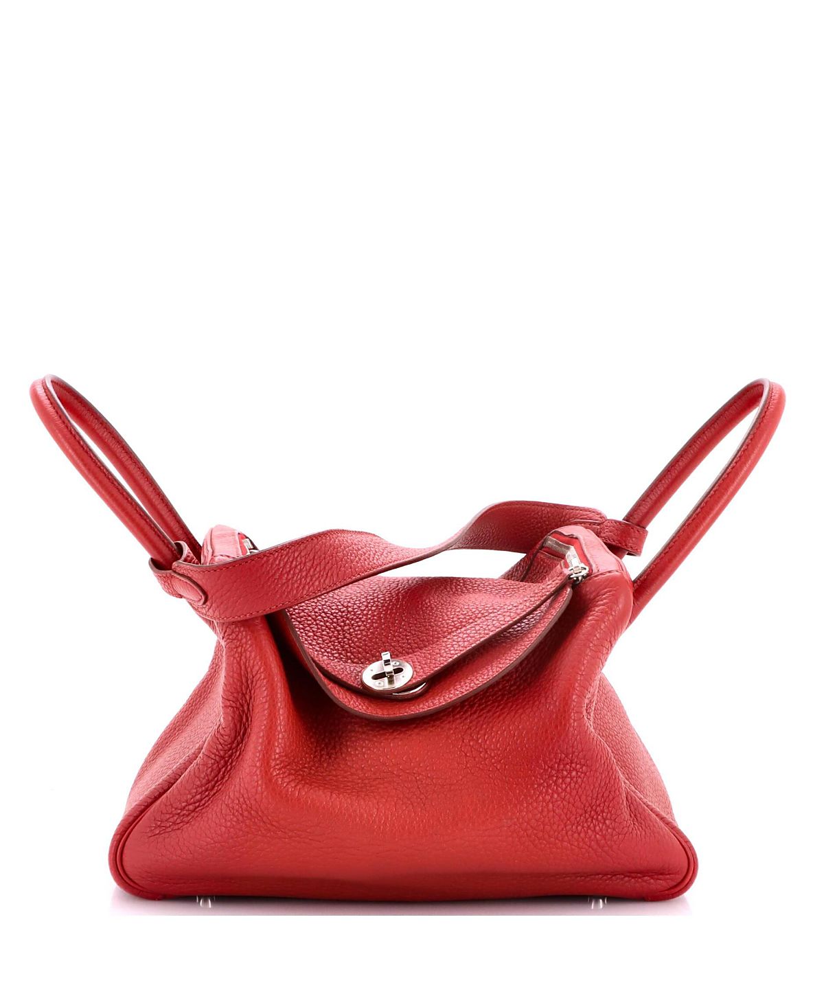 Pre-Owned HERMES Lindy 30 Clemence Leather Shoulder Bag