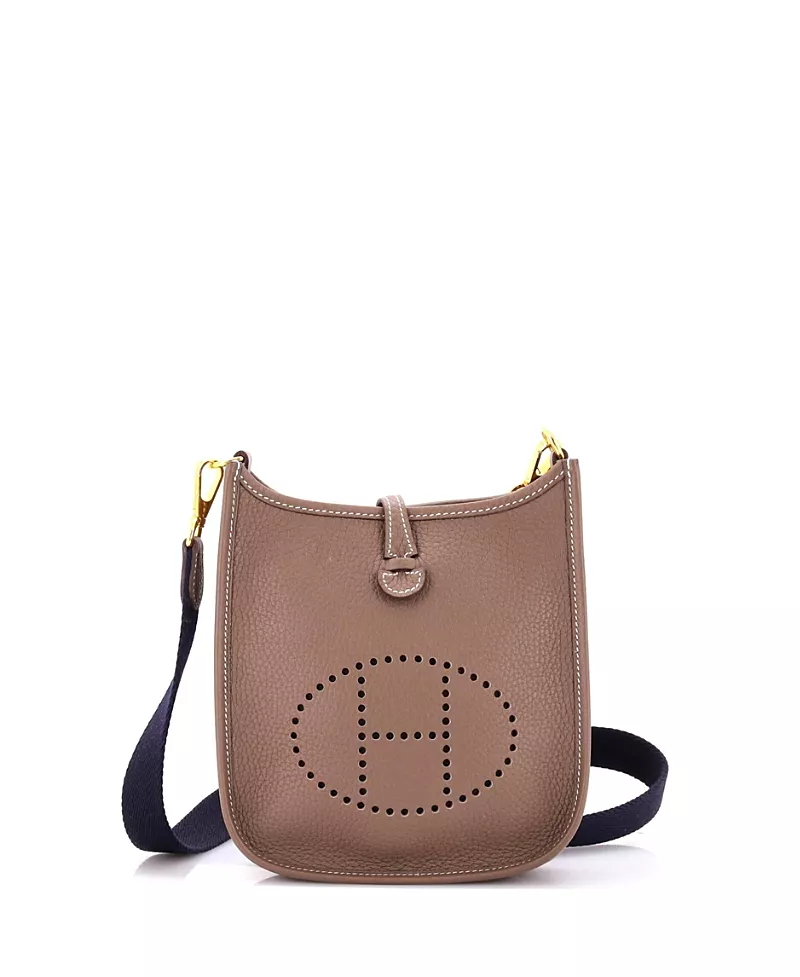 Pre-Owned HERMES Evelyne Mini Clemence Crossbody