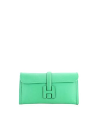 Jige Elan Epsom Leather Clutch