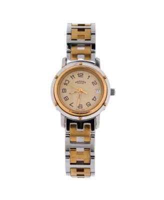 Clipper Quartz Watch in Stainless Steel with Plated Metal 24mm