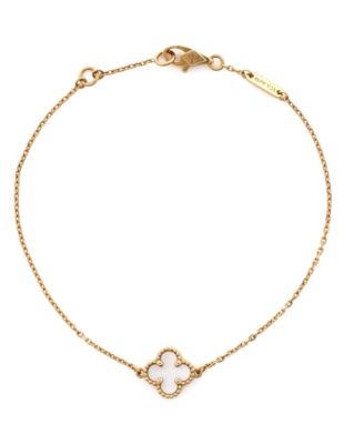  Sweet Alhambra Bracelet 18K Gold and Mother of Pearl