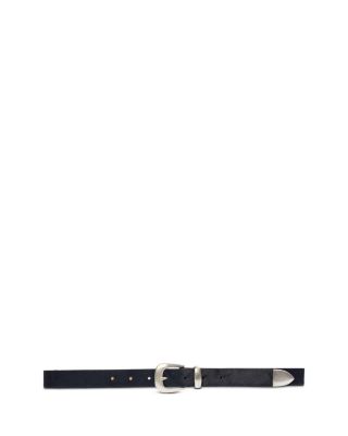 Women's Western Buckle 3-Piece Calf Hair Belt