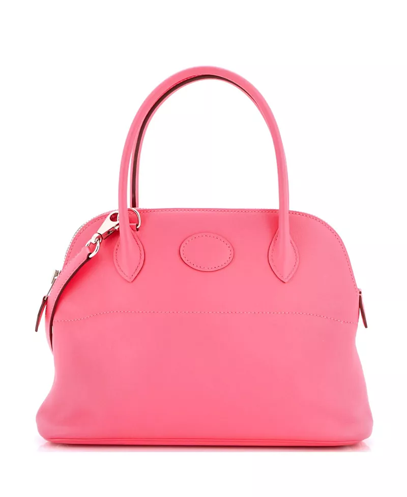Pre-Owned HERMES 27 Bolide Swift Leather Satchel