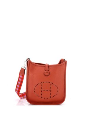 Evelyne Mini Clemence Leather Perforated Crossbody