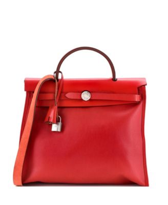 Herbag Zip Canvas & Leather Tote