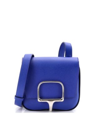 Pre-Owned HERMES Della Cavalleria Mini Epsom Leather Shoulder Bag