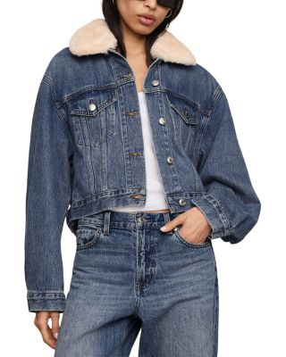 The Daily Denim Faux Fur Jacket