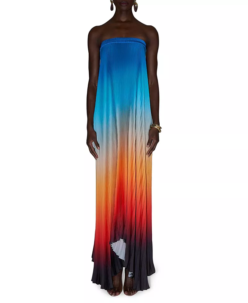 L'Idee Woman Bisous Strapless Gown