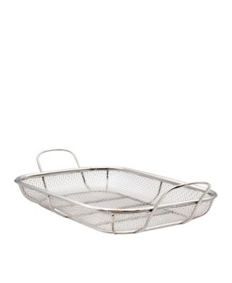  Stainless Steel Mesh Roasting Pan, 16.6" L x 10.9" W x 3.9" H