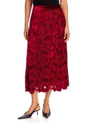 Elliana Velvet Lace Skirt