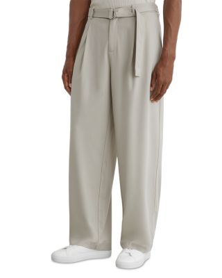 Walker Relaxed Fit Belted Trousers