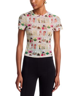 Tess Staceface Printed Tee