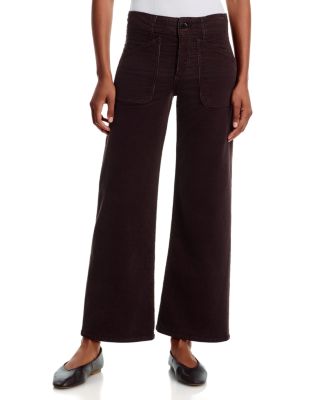 The Jam High Rise Wide Leg Jeans in Chocolate