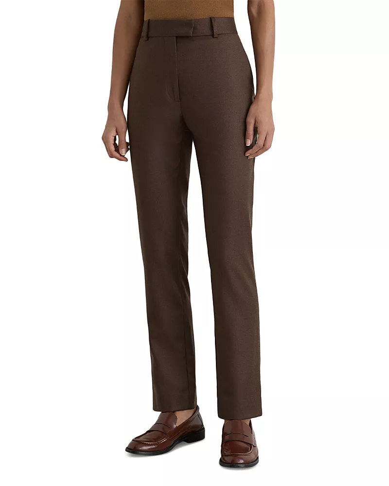 Reiss Petites Derby Wool Blend Slim Pants