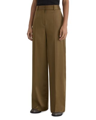Petite Adie Wool Blend Wide Leg Pants