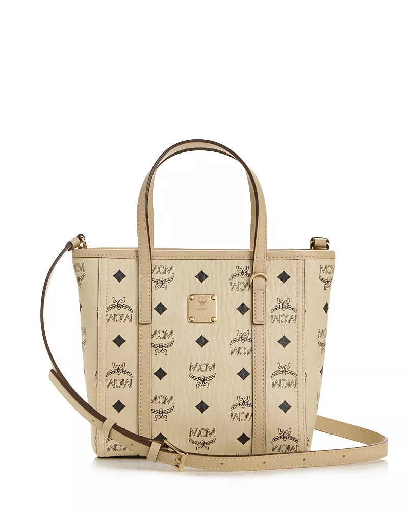 Mcm Toni Mini Visetos Shopper Tote