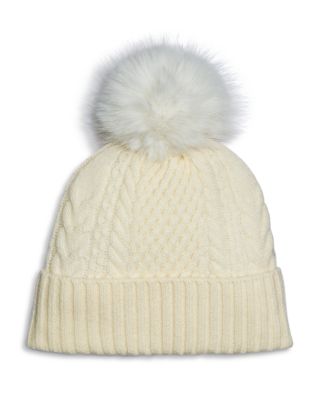 Cable Knit Cashmere Hat - Exclusive