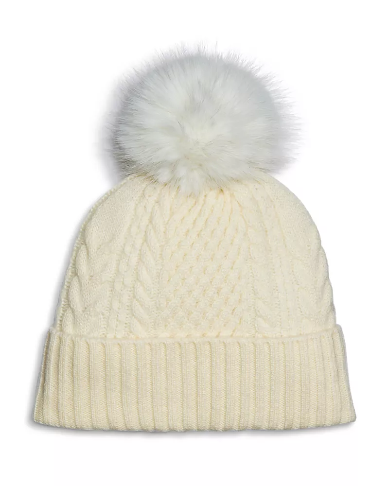 Amicale Cable Knit Cashmere Hat - Exclusive