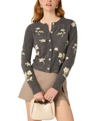 Joy Floral Cardigan Sweater 