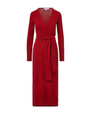 Salomez Wool & Cashmere Wrap Dress