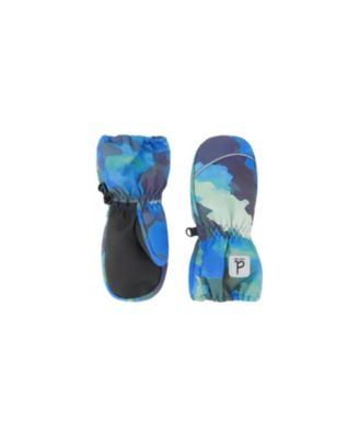  Boys' Camouflage Play Waterproof Rubberized Palm Winter Mittens - Little Kid