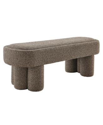 Modway Mossi 52-Inch Oval Boucle Fabric Bench