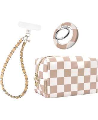  Fashion Set with Phone Charm, Grip Ring, and Travel Bag