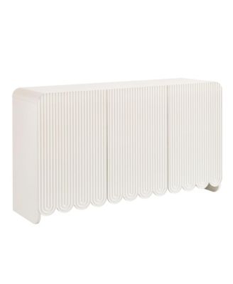  Dahlia Fluted and Scalloped Sideboard Storage Cabinet